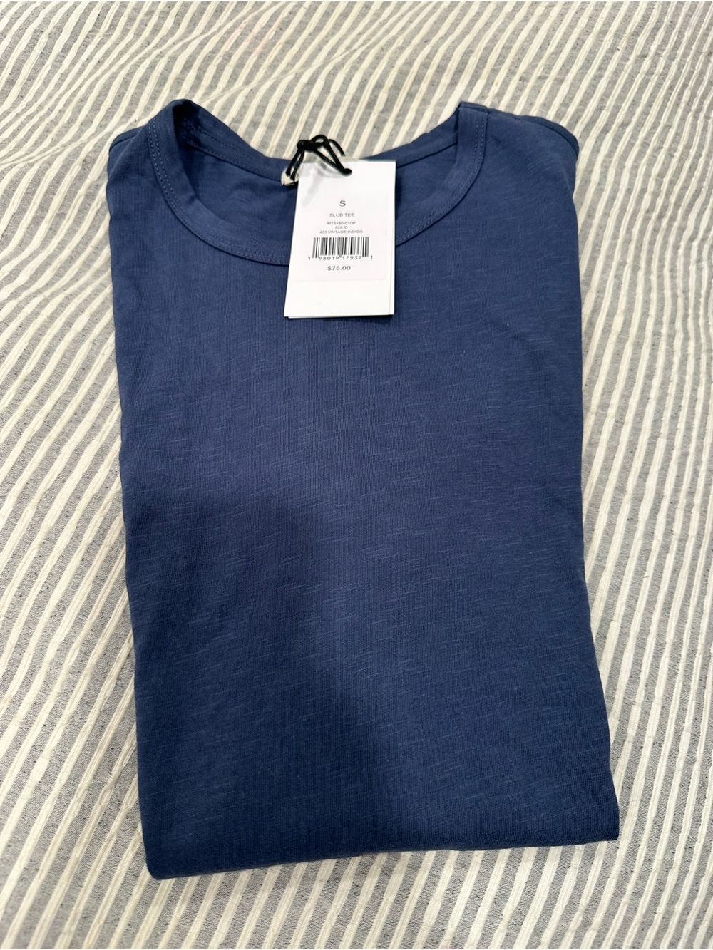 Onia Short Sleeve Crew Tee - Navy